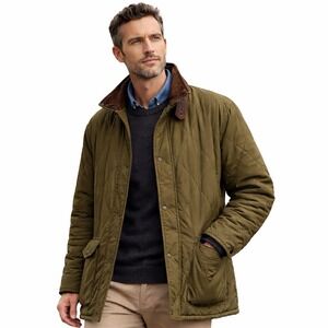 Country Frey for Barneys NY Quilted Field Barn Coat Made in Germany